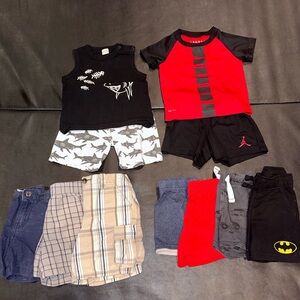 18 mos toddler boy shorts lot Dressy shorts, Air Jordan, Sharks